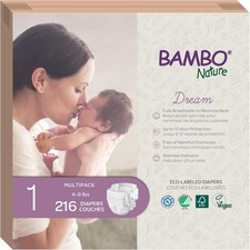 Bambo Nature Hypoallergenic Eco Baby Diapers Nordic Swan Ecolabel