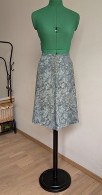 Gemusterter Rock Noa Noa XL 42   Art Déco, Boho, Stickereien, bezogener Knopf