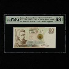 2011 Poland National Bank 20 Zlotych  Commemorative Pick#A184a PMG 68 EPQ UNC