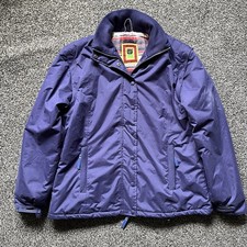 Kadence Horse Riding Jacket Equestrian Coat Size L Blue Convertible Gilet