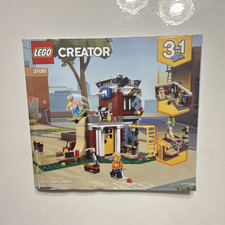 LEGO Creator Modular Skate House 31081 Illustrated Manual Booklet Multilingual