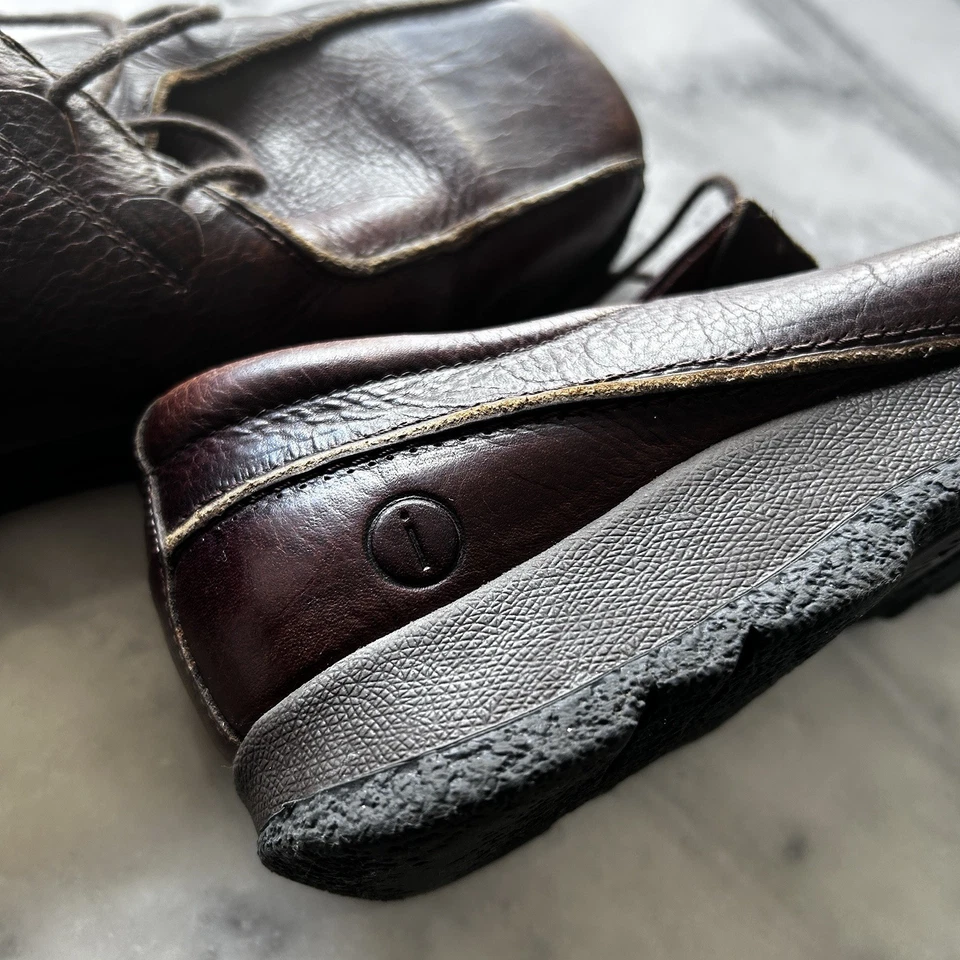 IKON Original Marrón Krombie Retro Mod Todo Cuero Brogue Zapatos 9.5 SKU 6986 - Imagen 2 de 4