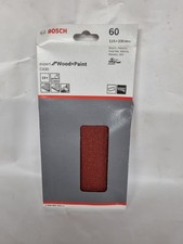 Image of Bosch Punched Hook and Loop Sanding Sheets 60g Pack of 10