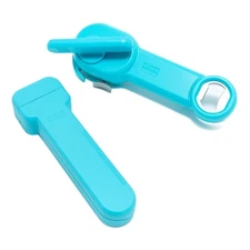 Kuhn Rikon 6-in-1 Can Opener and Compact Jar Opener Set K93028 AQUA BLUE