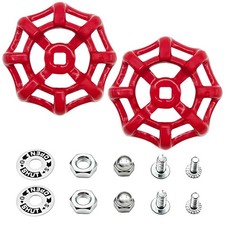 Thickened Outdoor Faucet Handle 6mm x 6mm Red Spacer Adapter Repair Upgrade