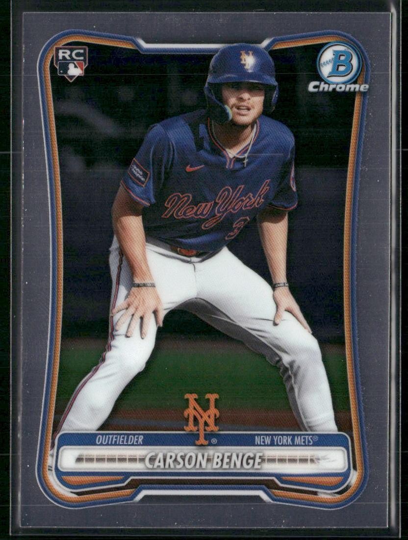 2026 Bowman Chrome #96 Carson Benge