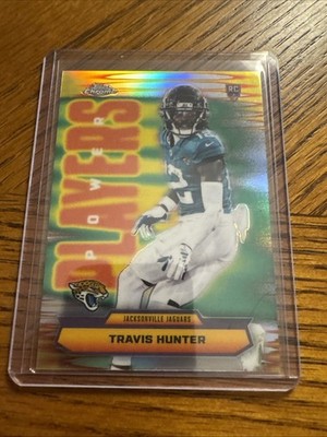 Topps Chrome 2025 Football Travis Hunter Power Players Refactor Jags Rookie