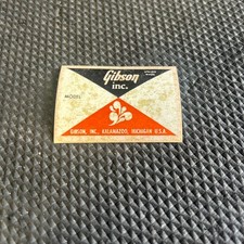 1970's Gibson Blank Soundhole Label NEW OLD STOCK !