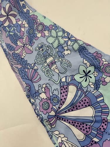 Gap Kids Purple Blue Sea Scape Crab Lobster Head Scarf One Size Fits All - Picture 3 of 6