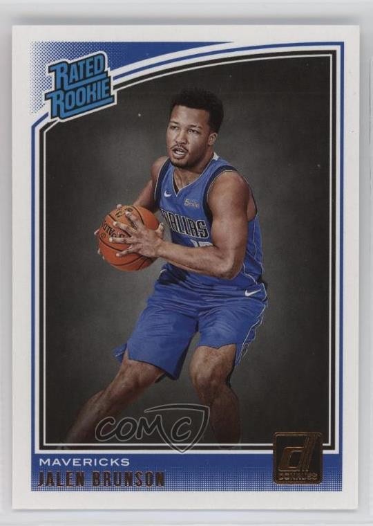 2018-19 Panini Donruss Rated Rookies Jalen Brunson #179 02y7