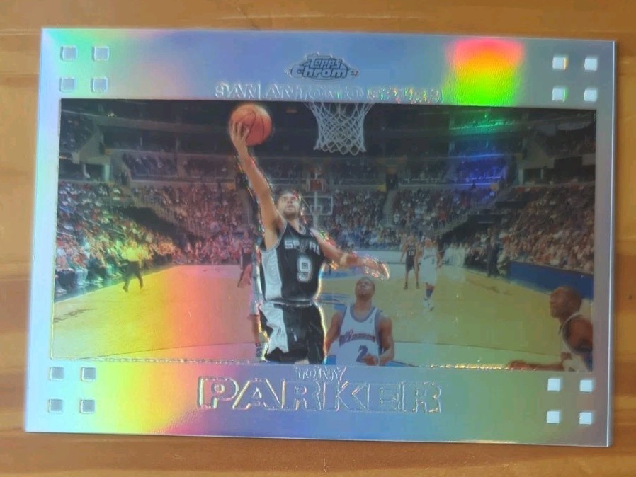 2007-08 Topps Chrome - Tony Parker #36 Refractor /999