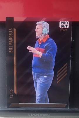 2024 Leaf Pro Set Pure - Bill Parcells #11 Bronze Spectrum /75