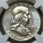 1959 Franklin half dollar, NGC MS-64