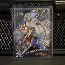 Panini 2025 Select Tate Ratledge #270 Zebra Prizm Rookie Detroit Lions