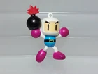 Bomberman White Bomber Shirobon Keychain Figure Hudson Soft Vintage C08 2.7in