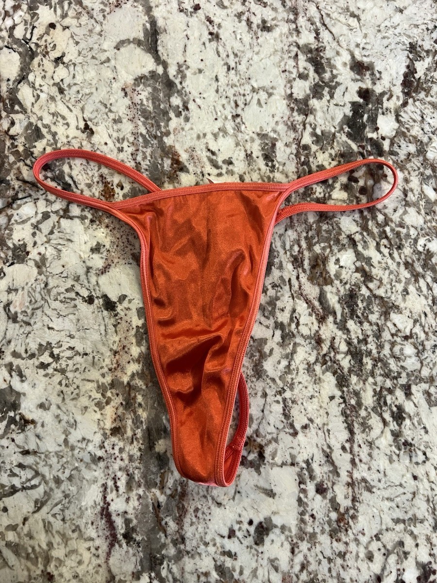 Culotte Bikini Victoria's Secret En Satin Floral - Taille M - Vintage