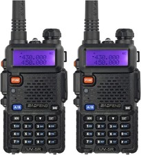 2PCS Digital Handheld Radio Scanner Fire Police VHF FM EMS Ham 2 Way Transceiver