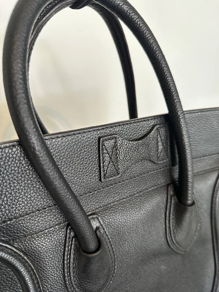 Céline Luggage Micro Leather Handbag suede Interior - Image 4 of 4