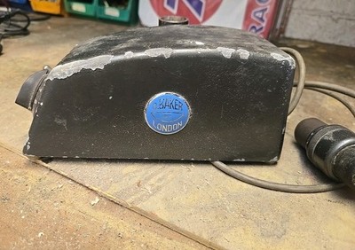 Vintage C Baker London Mid 20th Century Mikroskop Lampe Trafo nicht getestet