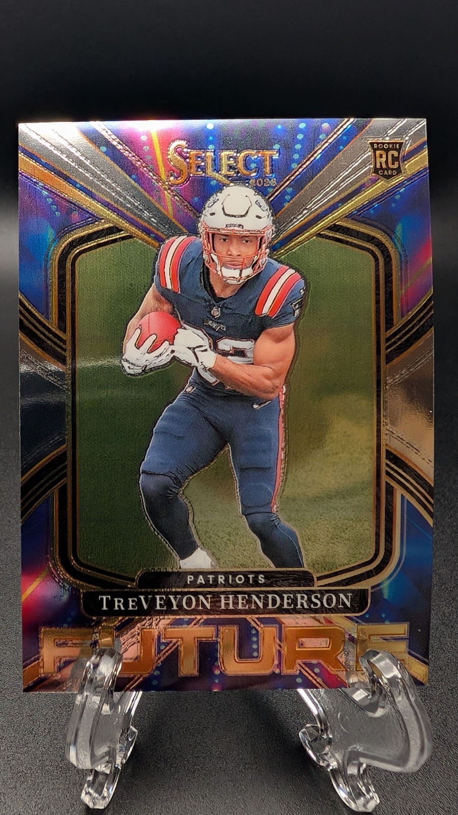 2025 Panini Select - Select Future TreVeyon Henderson #15 (RC) Patriots