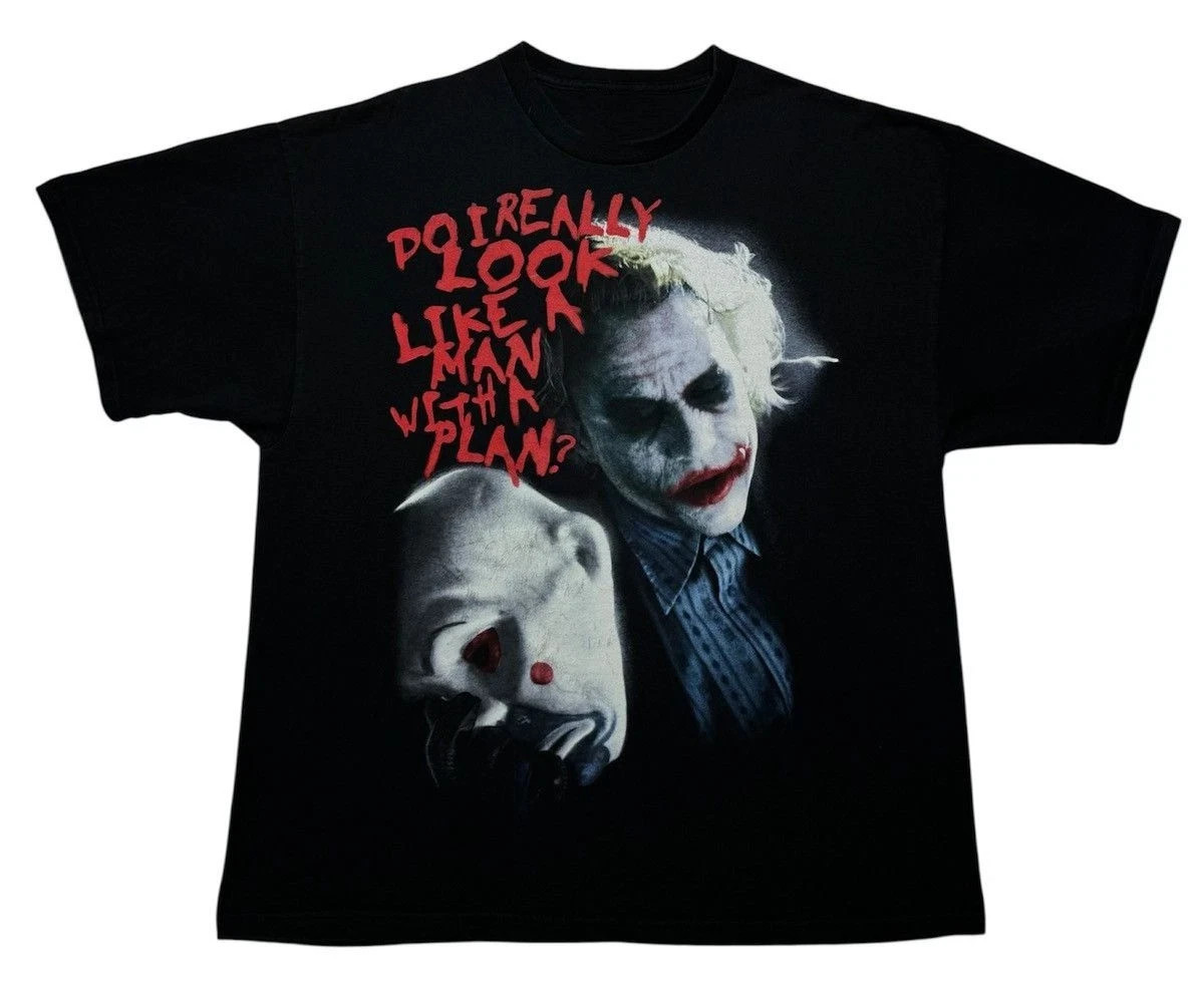 2008 The Dark Knight Rises Heath Ledger Movie Tee Shirt Size S-5XL Reprint