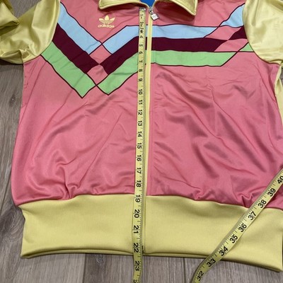 Adidas Originals Arsenal TT geometric track jacket pastel yellow