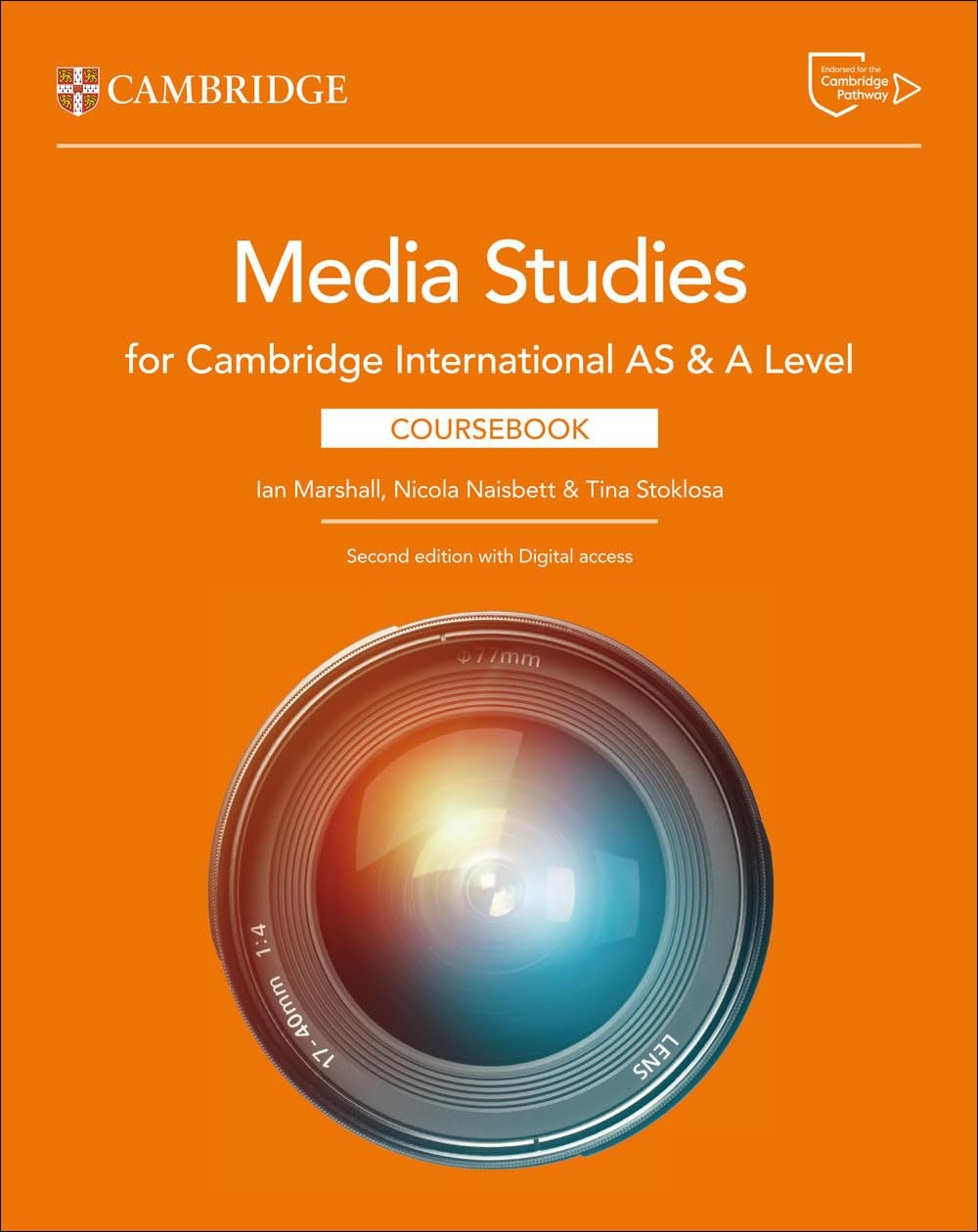 Cambridge International AS & A Level Media Studies - Ian Marshall - PBK - New