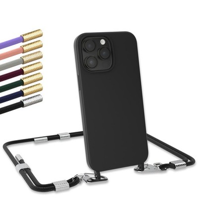 EAZY CASE für Apple iPhone 14 Pro Max Handyhülle zum Umhängen Tasche mit Kette