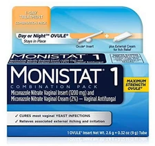 Monistat 1 Day Yeast Infection Treatment Ex Strength Ovule