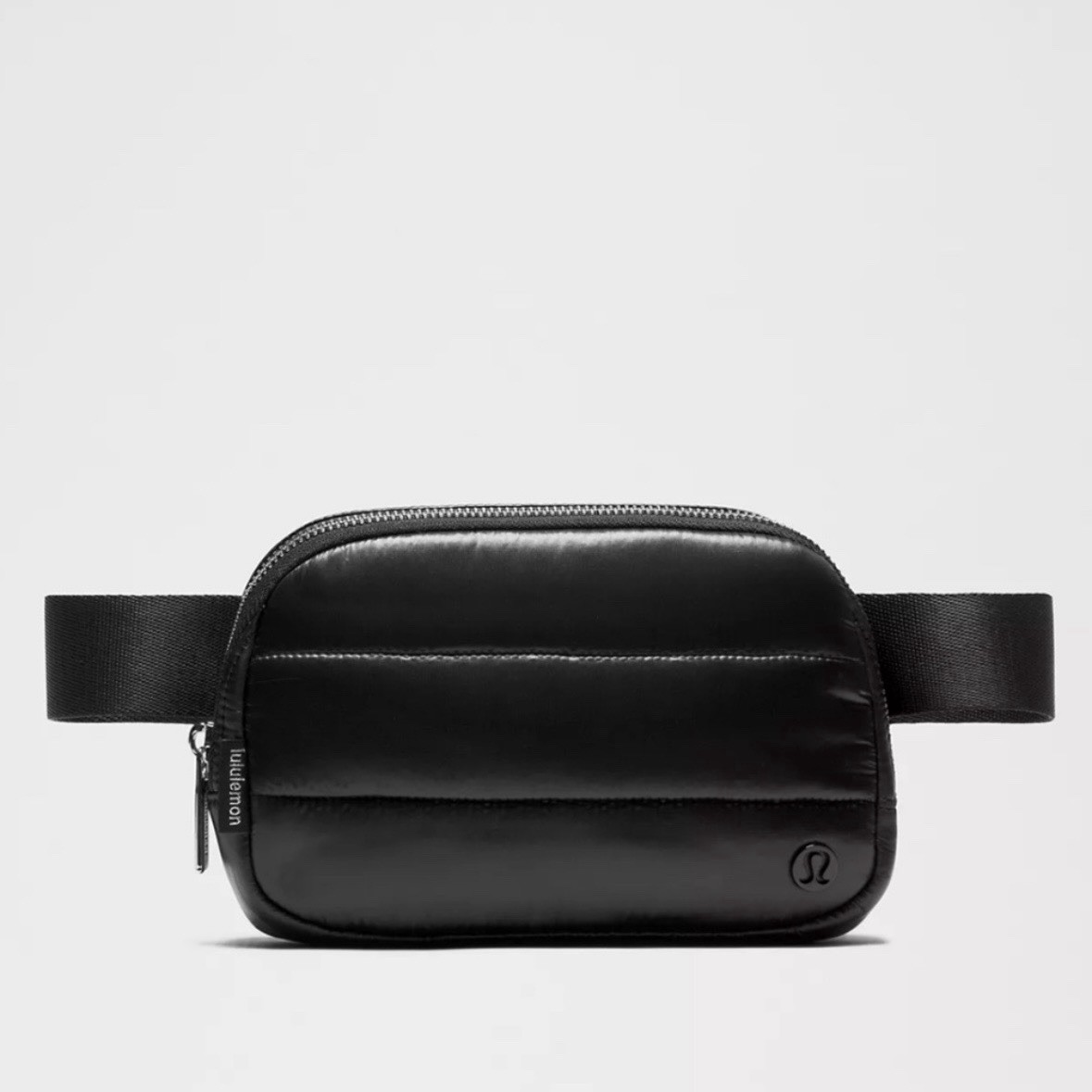 wunder puff lululemon bag Lululemon Everywhere Belt Bag Black Wunder Puff 1L Crossbody Quilted Fanny  Pack