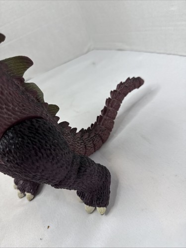 Vintage 80er Godzilla Dor Mei Haifischflosse Stil 9" Spielzeugfigur lila pink imperial - Bild 5 von 16