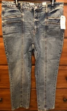 Time and Tru women’s High Rise Reg Utility Jeans sz 16 W36 I29 NEW