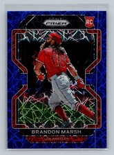 2022 Panini Prizm #170 Brandon Marsh Blue Velocity Prizm