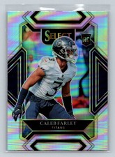 2021 Panini Select #287 Caleb Farley Silver Prizm