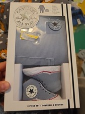 Converse All Star 3-6 Months 2 Piece Set Coverall And Booties