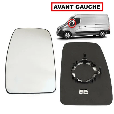 Miroir Glace Rétroviseur GAUCHE pour Master 3 NV400 Movano B = 963662420R - Photo 1/3