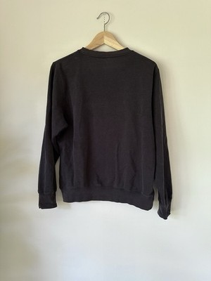 VTG 90s Y2K Stussy Faded Black University Crewneck Grail