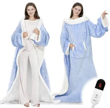 DailyLife Wearable Heated Blanket, 52” X 72”, Full-Body Electric Heated Robe
