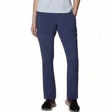 Columbia Women's Omni Shade Straight Leg Active Fit Pants Zip Pockets Size Small