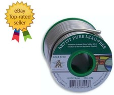 Artist Pure Lead-Free Stained Glass Solder, 0.125inch, 1lb 3mm / 454g