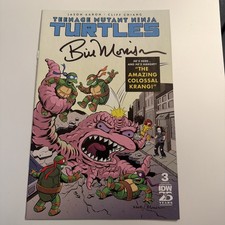 Teenage Mutant Ninja Turtles #3 Signed Bill Morrison Simpsons HG Nice W/ COA