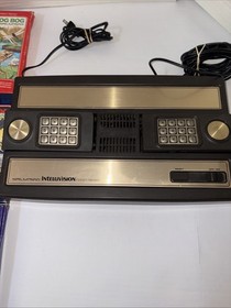 Mattel Intellivision Game Console 2609 With 8 Boxed Games Tested Works