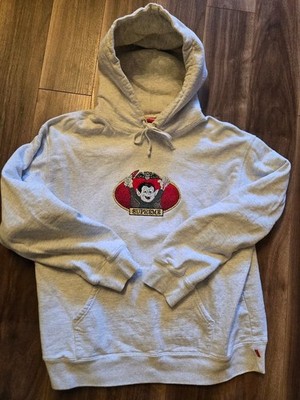 Supreme Vampire Boy Hooded Sweatshirt Ash Grey L Sean Cliver