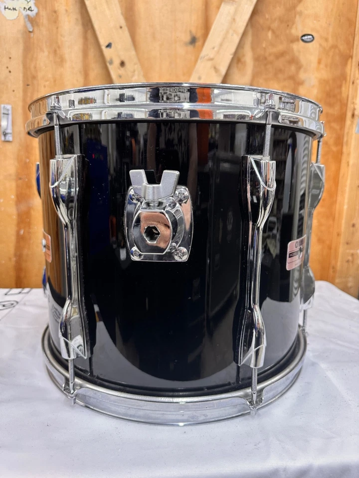 Yamaha TT913RF Grabación Personalizada 11x13" Rack Tom Batería Negro MFG. Nov 1986 MY2850 Foto 4 de 4