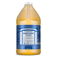 Dr. Bronner's Pure-Castile Liquid Soap, Peppermint, 64 fl. oz