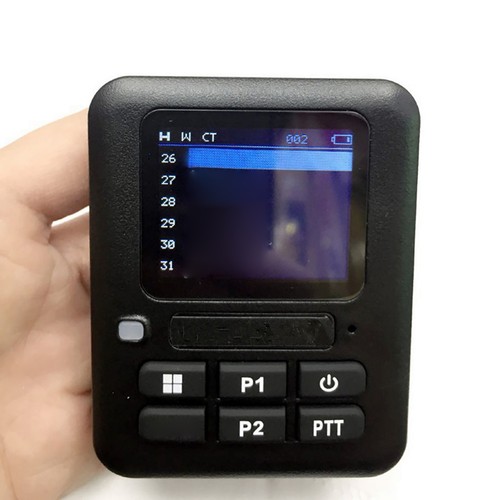 Radio Walkie Talkies Medidor de Frecuencia Mini Contador de Frecuencia Recepción Inalámbrica - Imagen 8 de 9