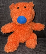 Vintage Ojo Bear In The Big Blue House Plush Fisher-Price Orange Stuffed Toy