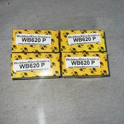 Webber Electronics WB620 P Grounding Plug Lot of 4 Free Shipping