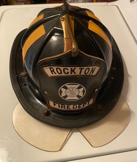 Vintage Cairns fire helmet
