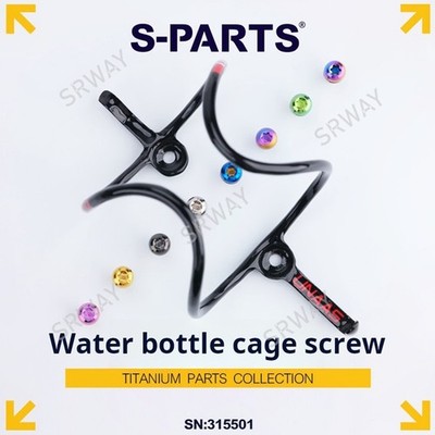 Mounted Cup Bottle Cage Holder Screws Bolts Titanium Frame for Mountain bikes